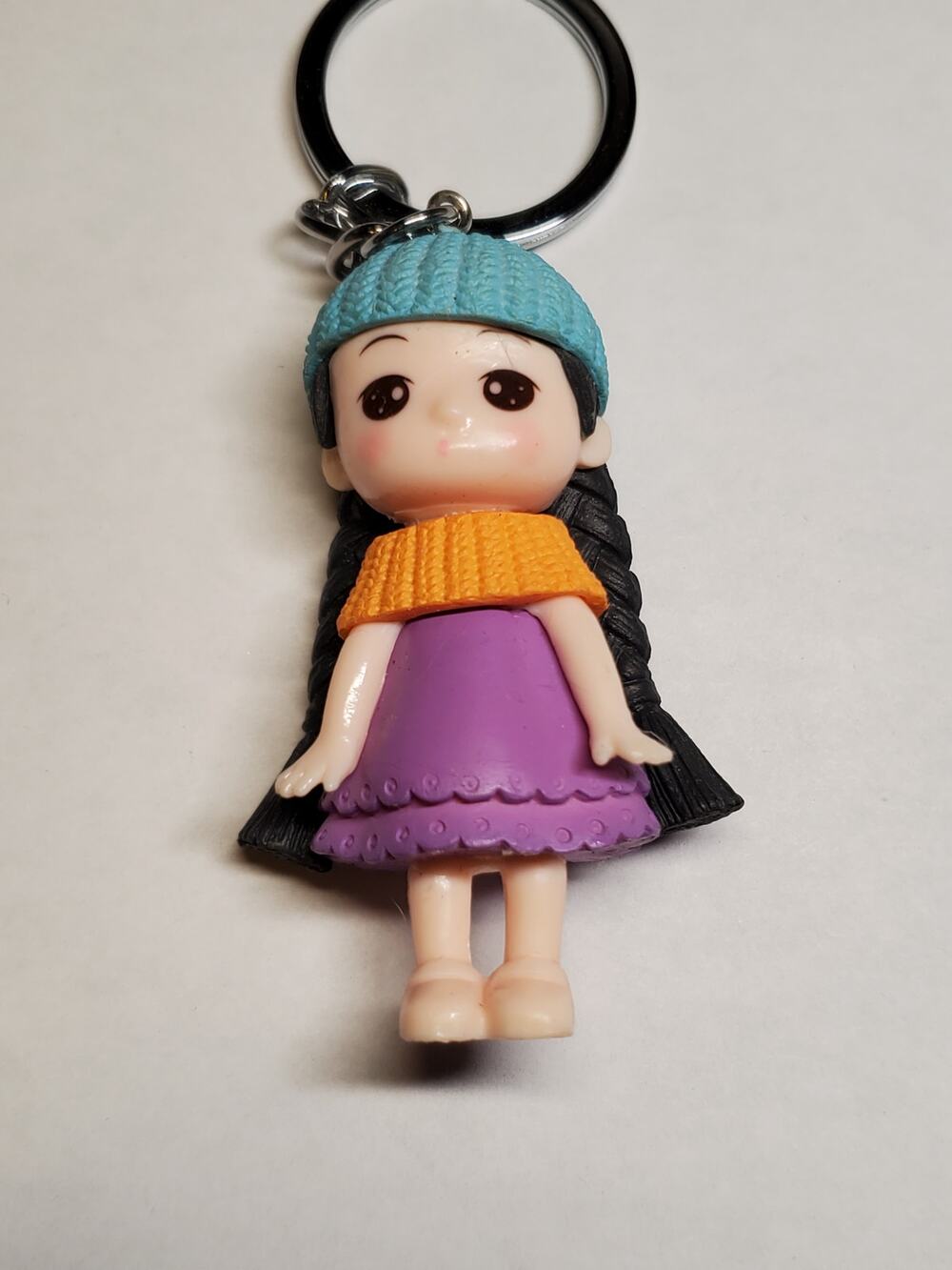 Cute Girl Keychain - 2"